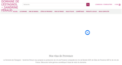 Desktop Screenshot of domainedelestagnol.com